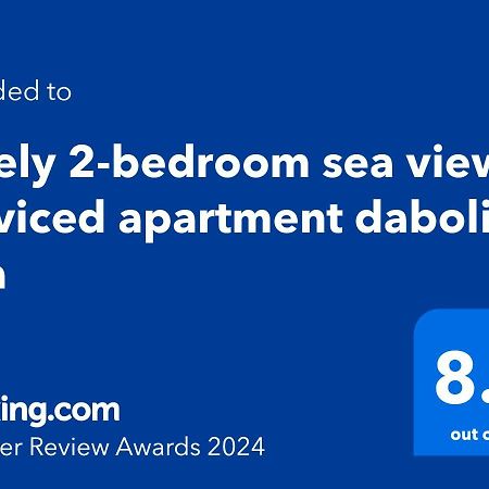 Lovely 2-Bedroom Sea View Serviced Apartment Dabolim Goa المظهر الخارجي الصورة